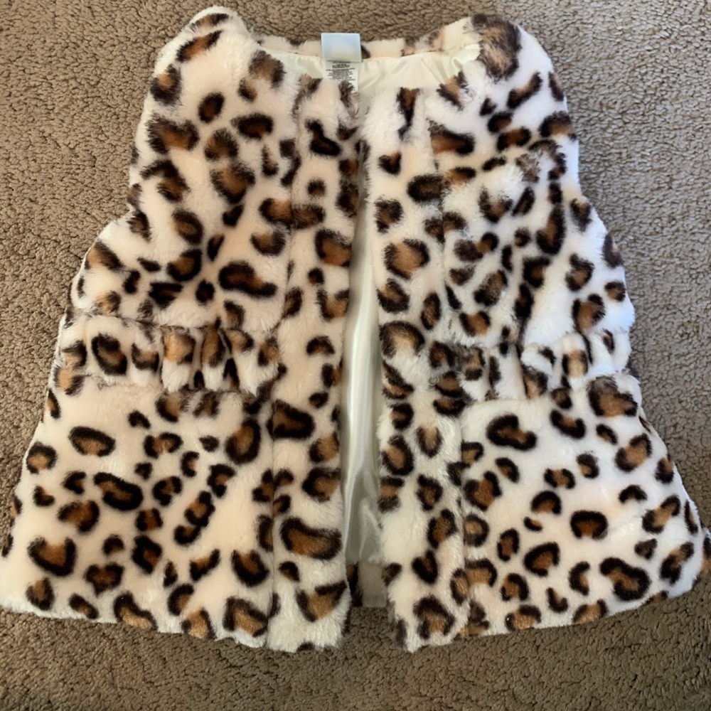 Little Me 12 month leopard print vest
